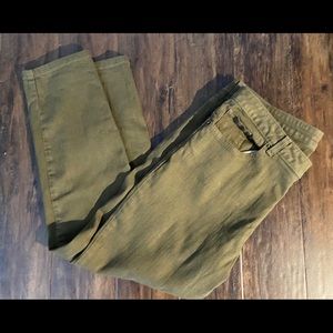 Michael Kors Army Green Skinny Jean/Pant Sz 12
